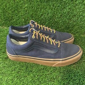 Vans Skate Shoes Sneakers Gum Sole sky captain Blue Men's Size 8.5 Wms 10
